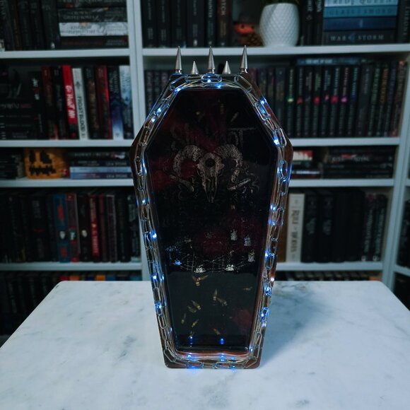 SLIPKNOT Resin Lightup Coffin with Spikes - Picture 5 of 6